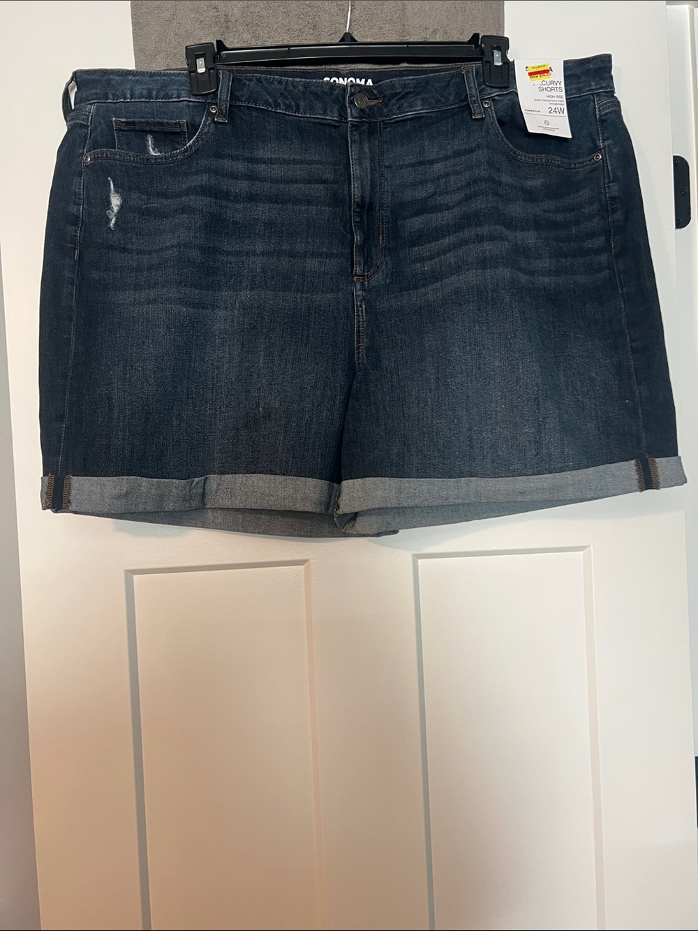 Sonoma Midnight Blue Cuffed Denim Shorts